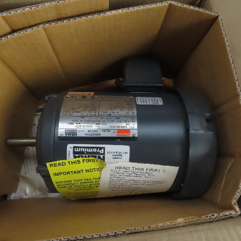 Dayton 48ZJ86 1.5HP Electric Motor 208-230/460V 3505RPM 56H NEW