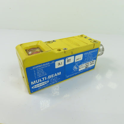 Banner DL1 Multi-Beam Scanner Block AT LM4-2 Logic Module 120VAC