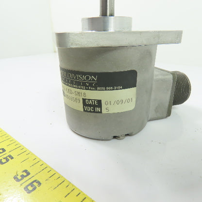 BEI 924-01002-3220 H25D-SS-1000-ABZC-8830-LED-SM18 Rotary Encoder 5VDC 10-Pin