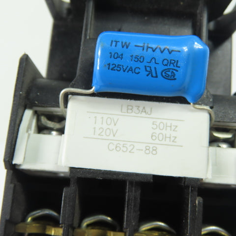 General Electric CL04A310M 3-Pole IEC Contactor 60A 110V/120V Coil 20HP/25HP 3Ph