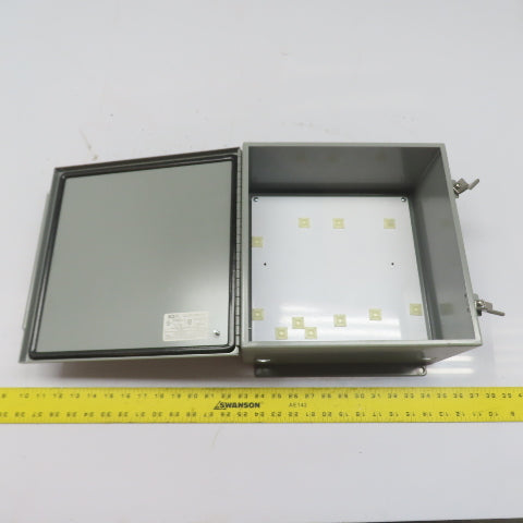 Saginaw SCE-1212CHNF 12" x 12" x 6" Electrical Enclosure W/ Backplate