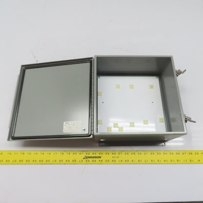 Saginaw SCE-1212CHNF 12" x 12" x 6" Electrical Enclosure W/ Backplate