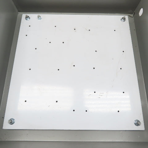 Wiegmann B202007CH 20" x 20" x 7" Electrical Enclosure W/ Back Plate