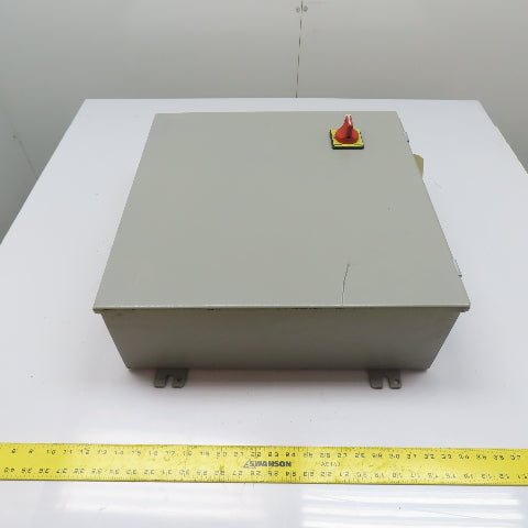 Wiegmann B202007CH 20" x 20" x 7" Electrical Enclosure W/ Back Plate