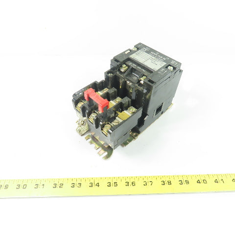 Square D 8536 SAG 12 NEMA Size 00 Magnetic Motor Starter 208V Coil 3Ph 600VAC