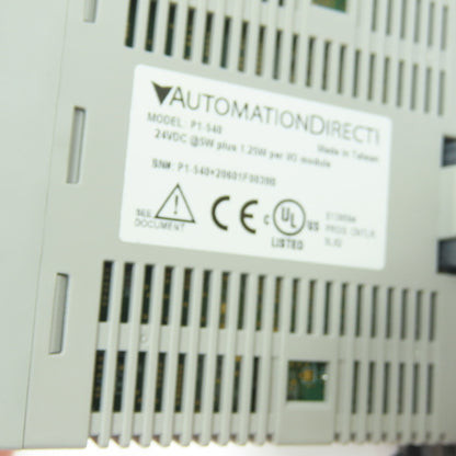 Automation Direct P1-540 Productivity1000 CPU Module 24VDC Ethernet