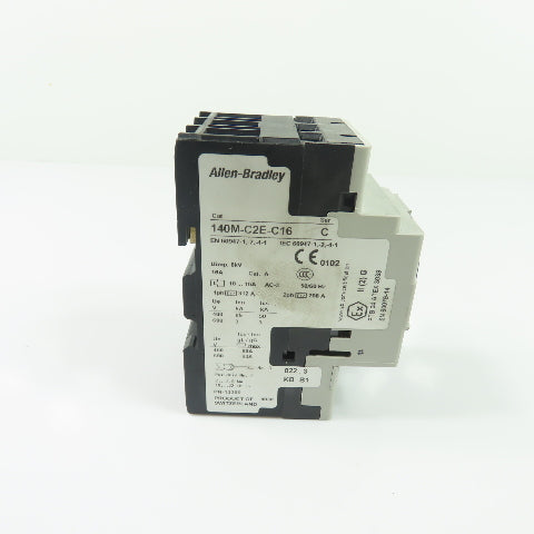 Allen-Bradley 140M-C2E-C16 Manual Motor Protector Starter 10-16A 3Ph 600VAC