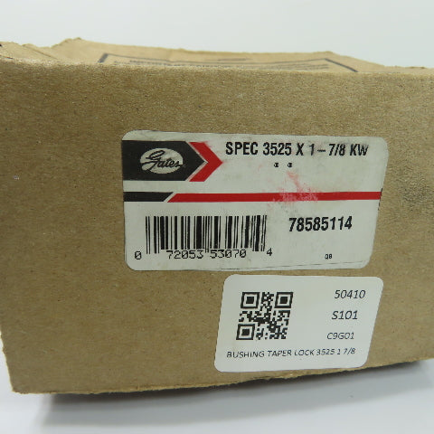 Gates 78585114 3525 X 1-7/8 KW 3525 Taper-Lock Bushing 1-7/8" Bore