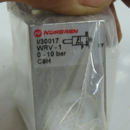 Norgren WRV-1 I/30017 Pneumatic Roller Lever Limit Switch Valve 0-10 Bar