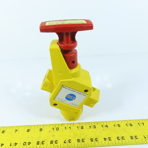 Bimba PIV-20-038/075 Pneumatic Isolation Valve 0-300 PSI 3/8-3/4" NPT