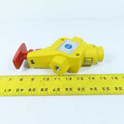 Bimba PIV-20-038/075 Pneumatic Isolation Valve 0-300 PSI 3/8-3/4" NPT