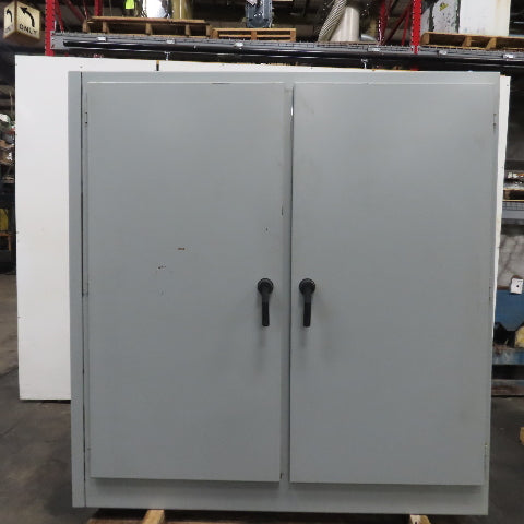 Hoffman AMOD847718FTC 84"x78"x18" Free Standing Electrical Enclosure W/Backplate