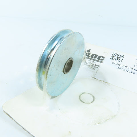 Block Division 00258 Wire Rope Sheave 2-1/2" OD 1/4" Cable 1/2" ID Bearing