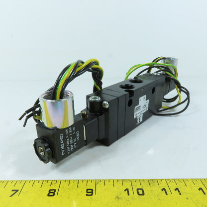 Parker B552ADH53C Directional Air Valve 3/4 Way Dual Solenoid 120VAC 160 PSI