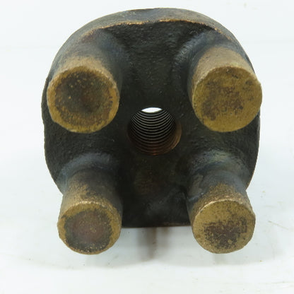 5/8-11 Threaded Bronze 4 Prong Bar Knob