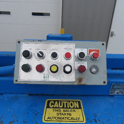 Maren 122-300 30"x 36"x 64" Horizontal Automatic Compactor Baler 20HP 440V 3Ph