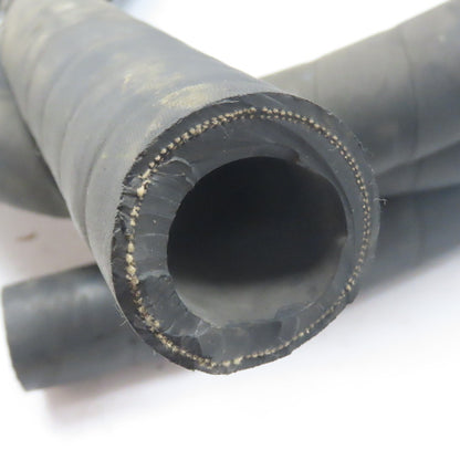 Rubber Vacuum Industrial Hose 16' Long 1.3" ID 2.1" OD 0.37" Wall