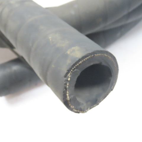 Rubber Vacuum Industrial Hose 16' Long 1.3" ID 2.1" OD 0.37" Wall