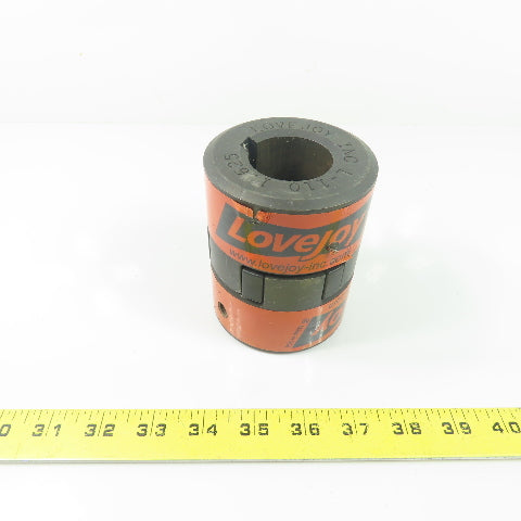 Lovejoy L-110 Flexible Jaw Shaft Coupling Assembly 1.25" To 1.625" Bore