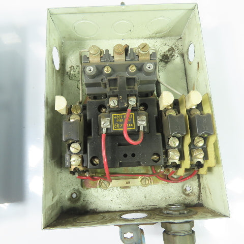 Allen-Bradley 709-BAB Size 1 AC Automatic Motor Starter 480V 3Ph NEMA 1