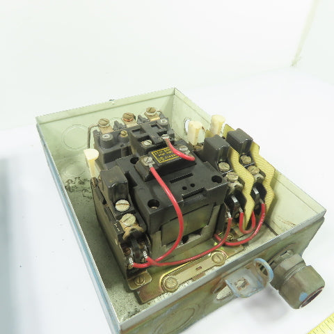 Allen-Bradley 709-BAB Size 1 AC Automatic Motor Starter 480V 3Ph NEMA 1