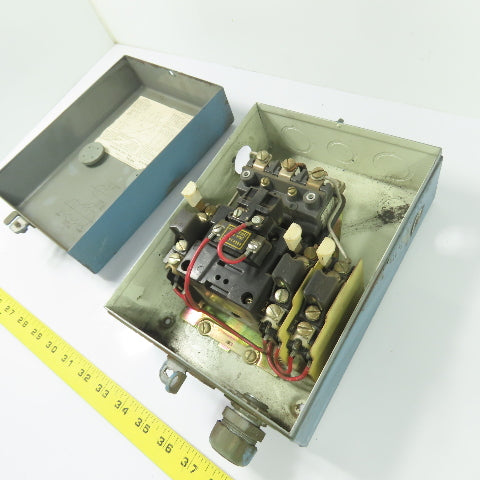 Allen-Bradley 709-BAB Size 1 AC Automatic Motor Starter 480V 3Ph NEMA 1