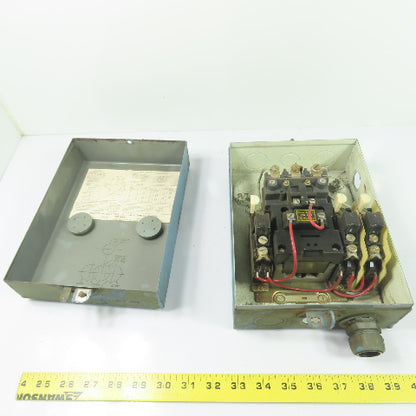Allen-Bradley 709-BAB Size 1 AC Automatic Motor Starter 480V 3Ph NEMA 1