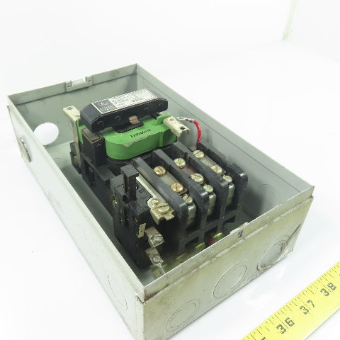 General Electric CR206A1 9A NEMA Size 00 Motor Starter 115V Coil 600VAC
