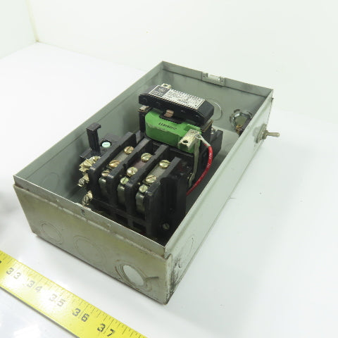 General Electric CR206A1 9A NEMA Size 00 Motor Starter 115V Coil 600VAC