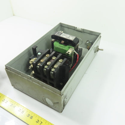 General Electric CR206A1 9A NEMA Size 00 Motor Starter 115V Coil 600VAC