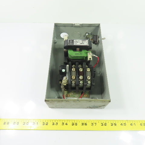 General Electric CR206A1 9A NEMA Size 00 Motor Starter 115V Coil 600VAC