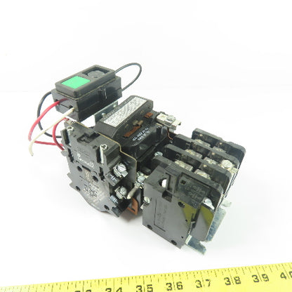 General Electric CR306C1 NEMA Size 1 Motor Starter 460-480V Coil 27A 600VAC