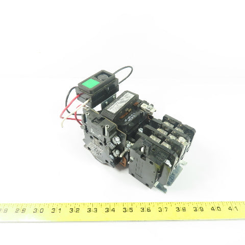 General Electric CR306C1 NEMA Size 1 Motor Starter 460-480V Coil 27A 600VAC