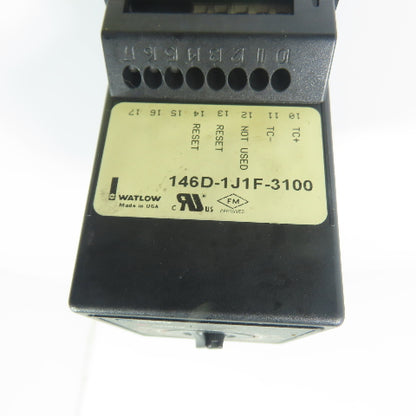 Watlow 146D-1J1F-3100 Temperature Process Controller 120VAC 32-600F