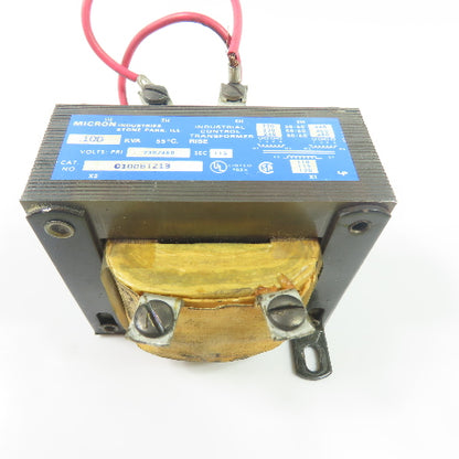 Micron C100BTZ13 Industrial Control Transformer .100 KVA 230/460V PRI 115V SEC