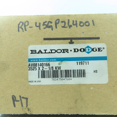 Dodge AV08140166 3525 X 2-1/8 KW Taper-Lock Bushing 2-1/8" Bore