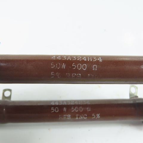 RES INC 443A324H34 Dual Wirewound Power Resistor Bank 50W 500 Ohm 5%