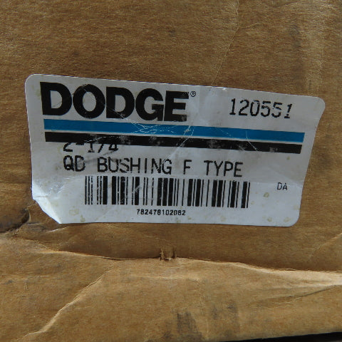Dodge 120551 F X 2-1/4 KW QD Bushing F Type 2-1/4" Bore