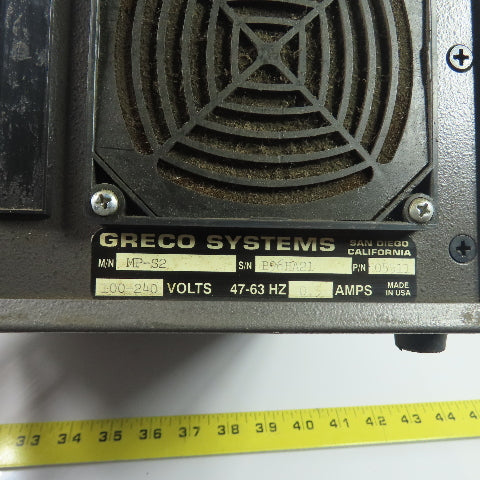 Greco Systems MP-S2 Minifile Plus CNC Data Storage Floppy Drive Unit 100-240V