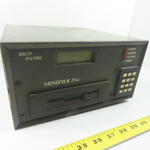 Greco Systems MP-S2 Minifile Plus CNC Data Storage Floppy Drive Unit 100-240V