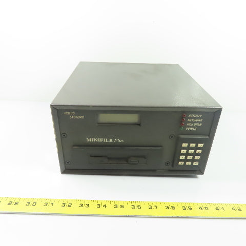 Greco Systems MP-S2 Minifile Plus CNC Data Storage Floppy Drive Unit 100-240V
