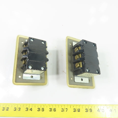 Hubbell 232-A Weatherproof Switch Plate and Toggle Switch Lot Of 2