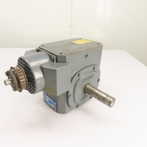 Boston Gear 73210F3671 Right Angle Gear Reducer 10:1 Ratio 175RPM 2306In-Lb