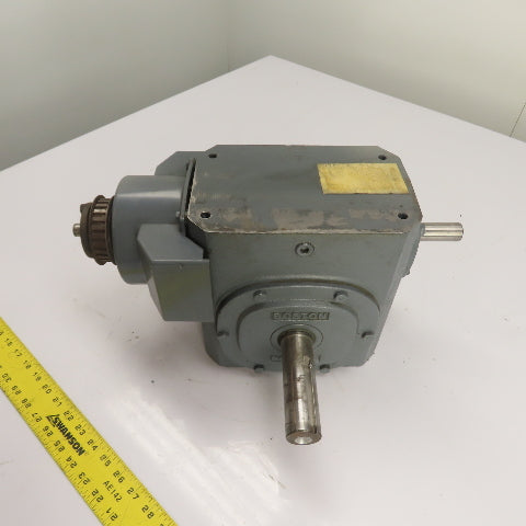 Boston Gear 73210F3671 Right Angle Gear Reducer 10:1 Ratio 175RPM 2306In-Lb