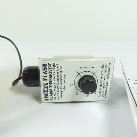 Freeze Flash X000DG6EVV Ice Light Temperature Warning Light W/ Alarm Thermostat