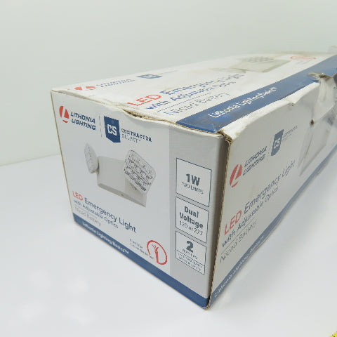 Lithonia EU2C M6 LED Emergency Light Dual Voltage 120/277V Lot of 2