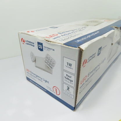 Lithonia EU2C M6 LED Emergency Light Dual Voltage 120/277V Lot of 2