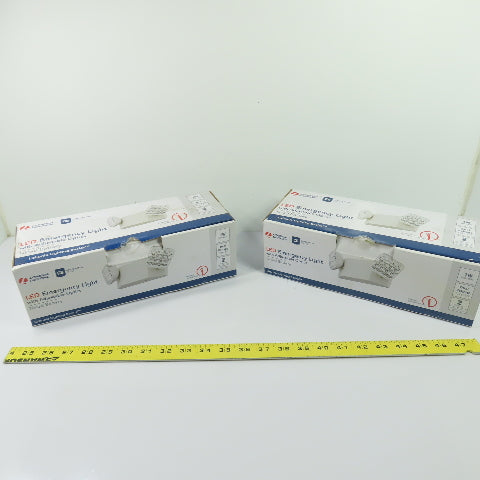 Lithonia EU2C M6 LED Emergency Light Dual Voltage 120/277V Lot of 2