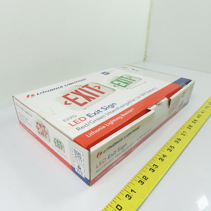 Lithonia EXRG LED Exit Sign Red Green Interchangeable Emergency Light 120-277V