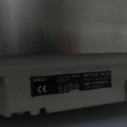 Mettler Toledo SG8001 8100g 0.1g Lab Precision Balance Benchtop Scale 14" x 11"